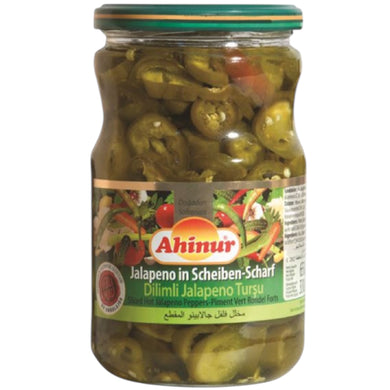 AHINUR JALAPENO PEPPER PICKLED 12*720 CC GL.