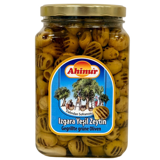AHINUR IZGARA YESIL ZEYTIN GRILLET OLIVEN 6*1600 CC NEW