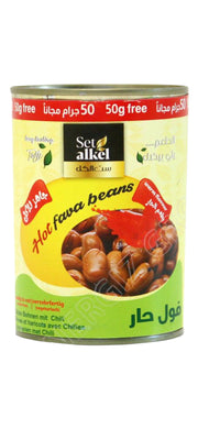 SET ALKEL FOUL MEDAMMAS CHILLI FAVA BEANS 24*400 G. DS. HOT