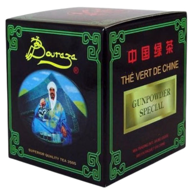 BOURAZA GUNPOWDER SPECIAL GREEN TEA 15*400 G. BLACK