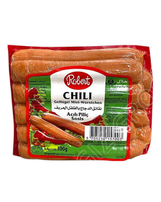 ROBERT KYLLING CHILIPØLSER 12*300 G.