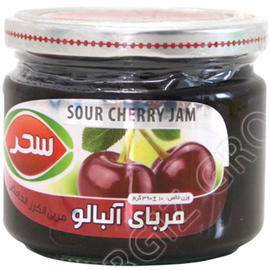 SAHAR SOUR CHERRY JAM CHERRY MARMALADE 12*390 G.