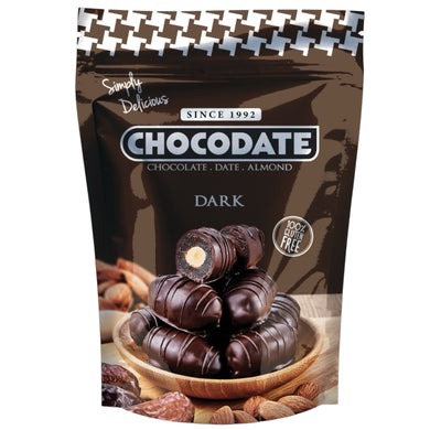 CHOCODATE ALMOND DARK 24*90 G.