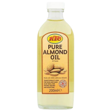 KTC ALMOND OIL 6*200 ML.  GL.