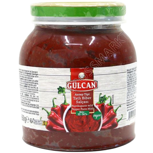 GULCAN PEPPER PASTA SWEET PAPRIKA PURE 6*1650 G. MILD