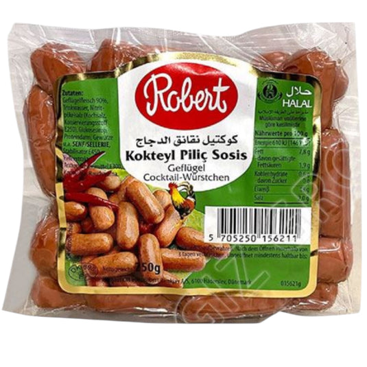 ROBERT CHICKEN COCKTAIL SAUSAGES 10*250 G.