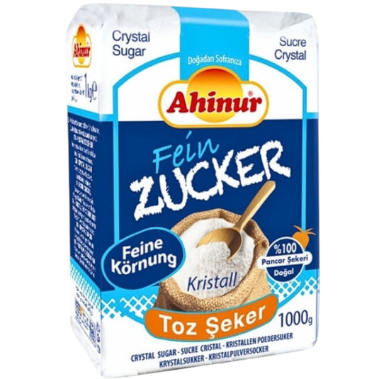 AHINUR FINE SUGAR SUKKER 10*1 KG.