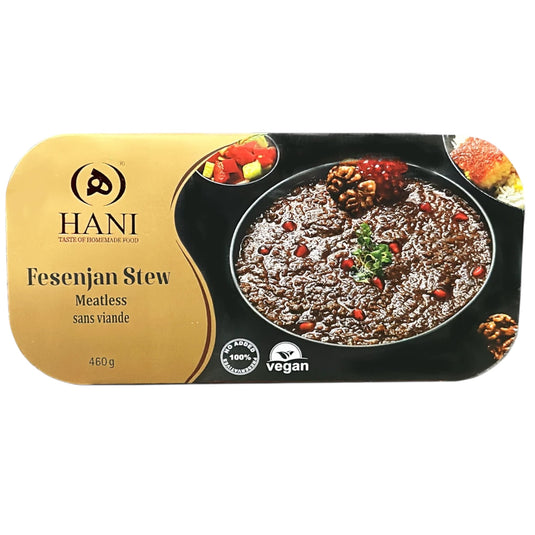 HANI FESENJAN STEW STEGTE GRØNSAGER MED RIS 8*460 G.