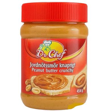 DR. CHEF JORDNØDDER SMØR CRISPY 12*454 G. RØD