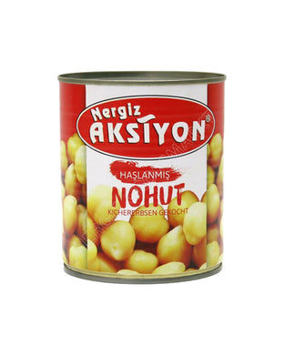 NERGIZ AKSIYON HASLANMIS NOHUT COOKED CHICKPEAS 12*800 G. DS.