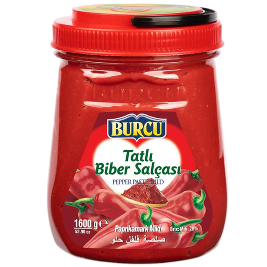 BURCU BIBER SALCA TATLI PAPRIKA PASTA MILD 6*1,6 KG. PET