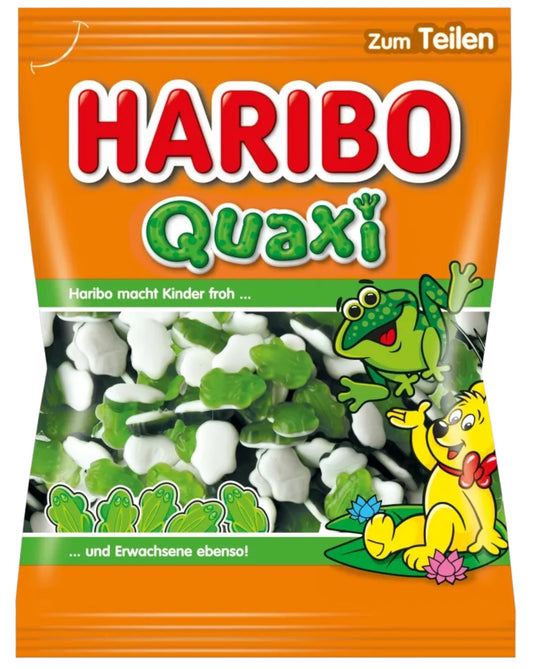 HARIBO QUAXI GRØN FRØ 24*100 G. HALAL