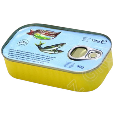 ARABIAN GARDEN SARDINE FISH 50*125 G. MILD