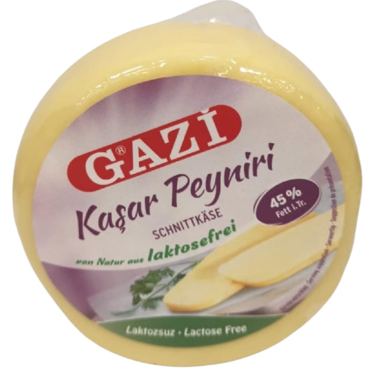 GAZI LAKTOZSUZ KASAR PEYNIR CHEESE 12*400 G.