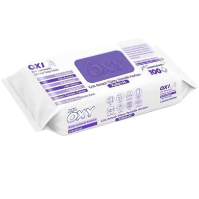 MR. OXY TEMIZLIK HAVLUSU RENGØRINGSSERVIET LAVANTA 12*100 ER LILLA