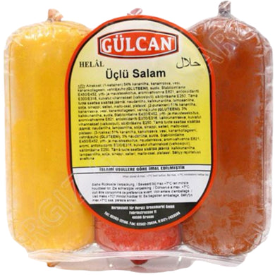 GULCAN SALAM 10*3*335 G.3ER PACK YELLOW,RED,BROWN