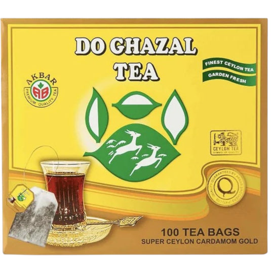 DO GHAZAL TEA MED KARDEMOMME 24*100 BAGS*2 G.GUL Imp: IFT