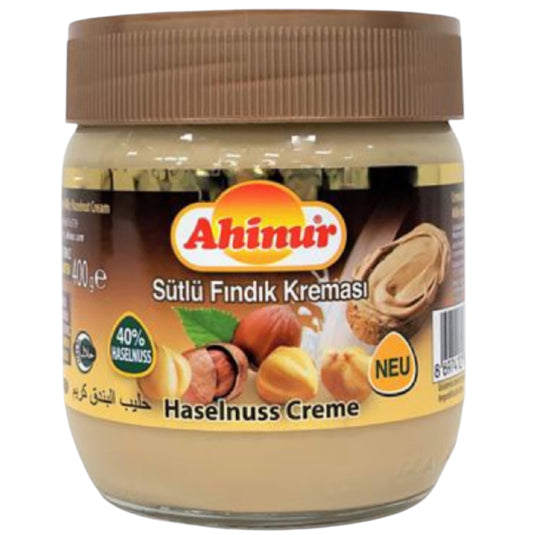 AHINUR FINDIK CREAM HAZELNUT BUTTER 12*400 G.