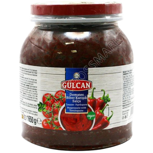 GULCAN DOMATES & BIBER SALCA TOMAT & PAPRIKA PURE 6*1650 G. MIXED