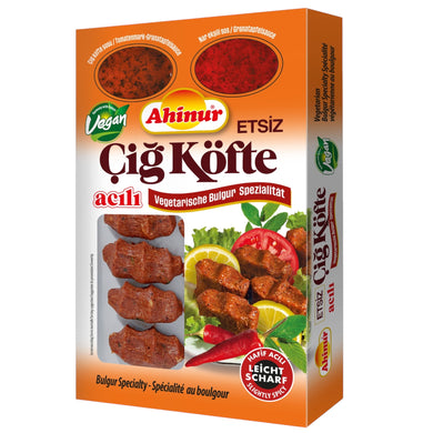 AHINUR CIG KOFTE ETSIZ ACILI STÆRK 8