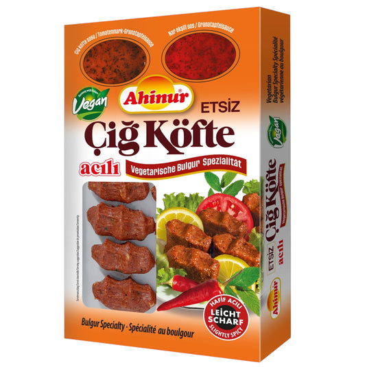 AHINUR CIG KOFTE ETSIZ ACILI STÆRK 8