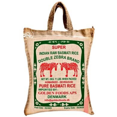 DOUBLE ZEBRA BASMATI RICE 4*5 KG.