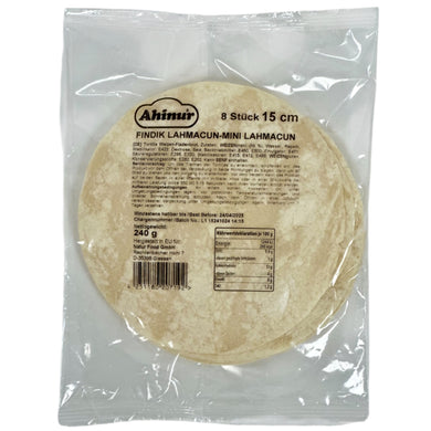 AHINUR DURUM BRØD LAHMACUN MINI 12*240 G,