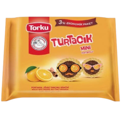 TORKU TURTACIK PORTAKAL JOLELI BISKUVI KIKS MED APPELSIN GELE 12*306 G. (3*102 G