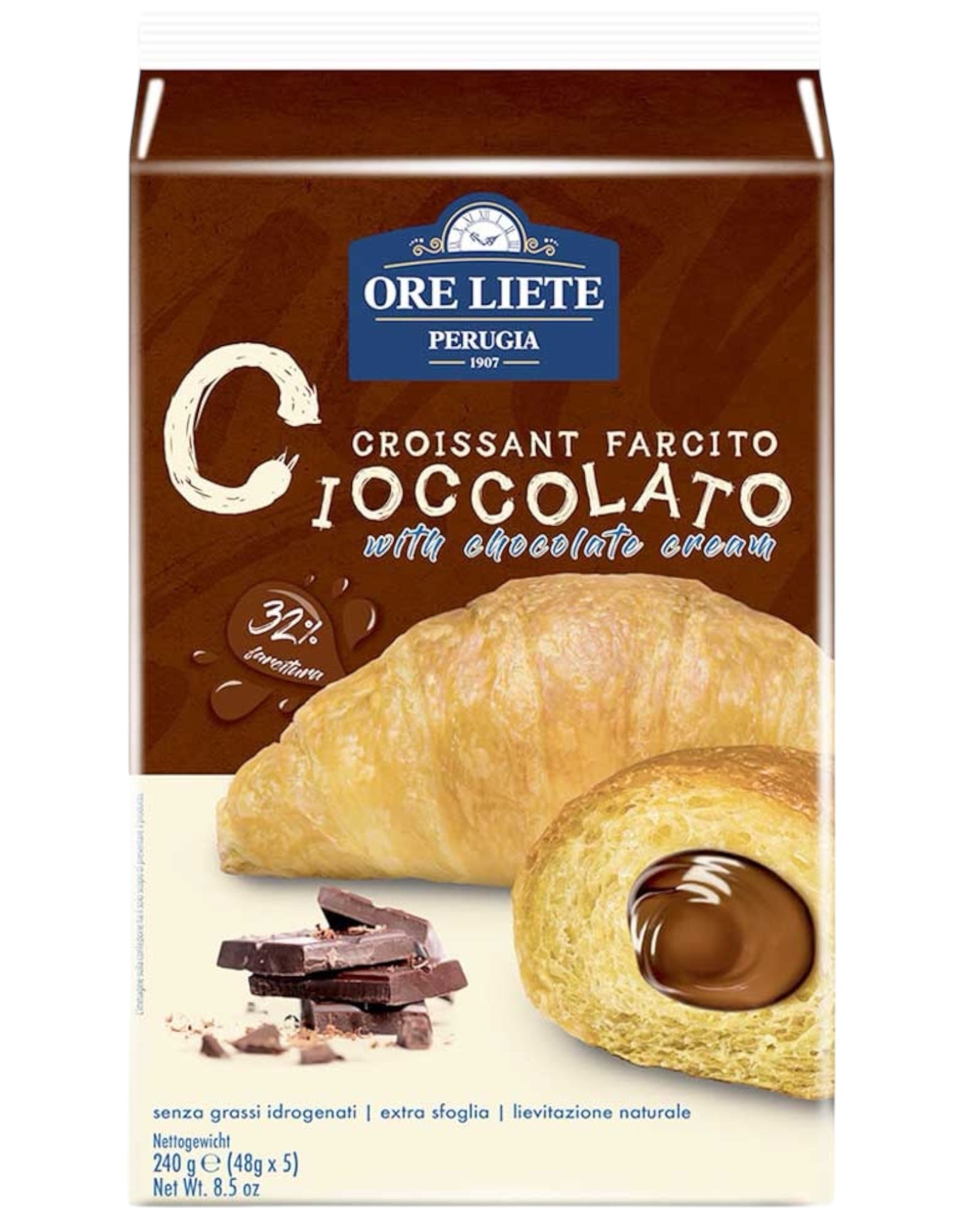 ORE LIETE CROISSANT FARCITO CIOCCOLATO CHOKOLADE 16