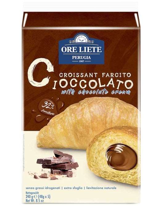 ORE LIETE CROISSANT FARCITO CIOCCOLATO CHOKOLADE 16