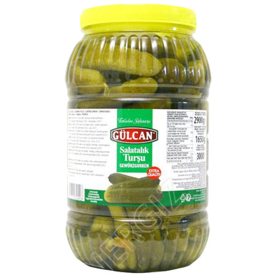 GULCAN SALATALIK TURSU AGURK 6*2900 G. PET.
