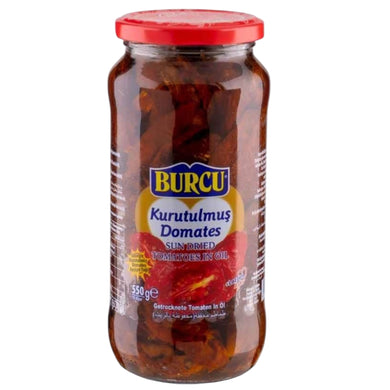 BURCU KURUTULMUS DOMATES SOLTØRREDE TOMATER I OLIE 12*550 G. GL.