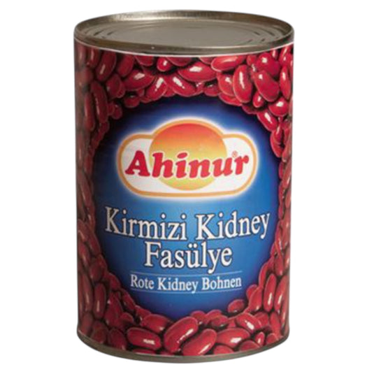 AHINUR HASLAMA KIDNEY FASULYE RØD BØNNER 24*400 G. DS.