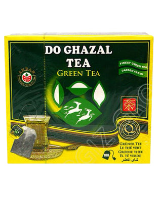 DO GHAZAL TEA GREEN GRØN TE 24*100 BAGS*2 G. GRØN Imp: IFT