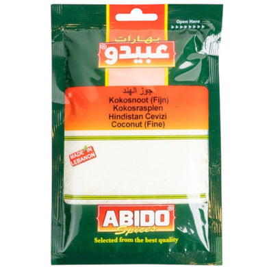 ABIDO COCONUT GRATED 10*50 G.