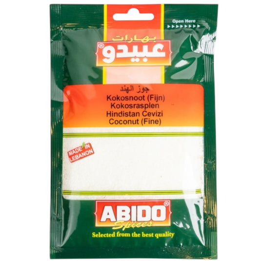 ABIDO COCONUT GRATED 10*50 G.