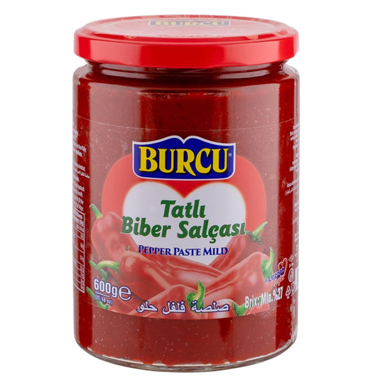 BURCU BIBER SALCA TATLI PAPRIKA PURE MILD 12*630 G. GL.