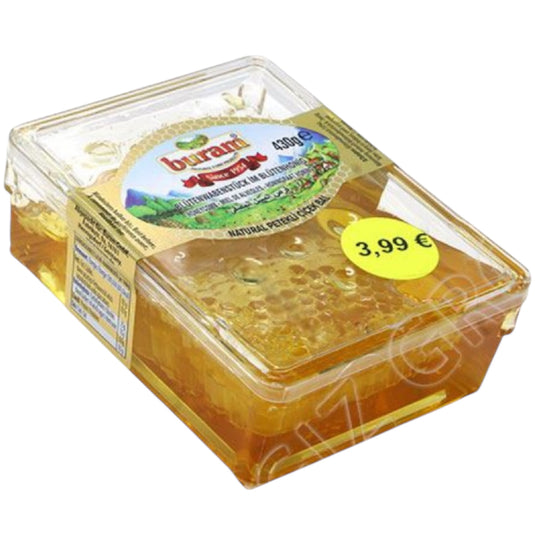 BURAM PETEK BAL HONEY WITH WAX 12*430 G.