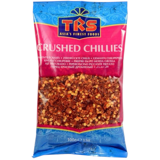 TRS CRUSHED CHILLIES KNUST TØRREDE CHILL 10*250 G.