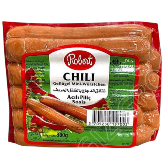 ROBERT CHICKEN CHILI SAUSAGE 12*300 G.