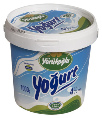 OZ YORUKOGLU YOGHURT 4% 6*1 KG.