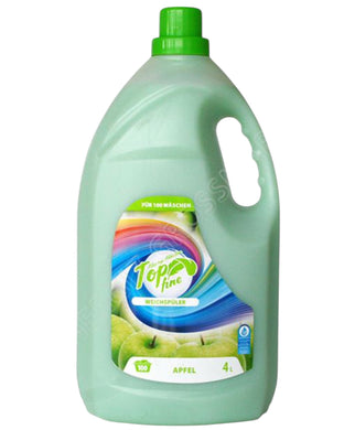 TOP FINE RINSE DETERGENT APPLE 4*4 LITERS GREEN