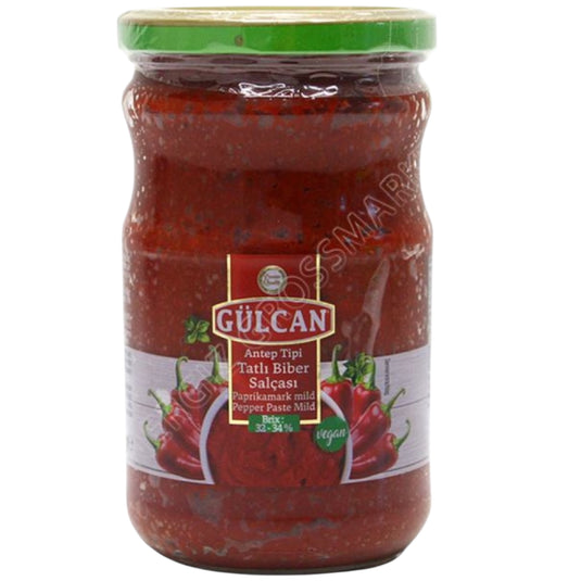 GULCAN PEPPER PASTA SWEET PAPRIKA PURE 12*650 G. MILD