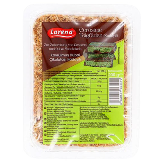 LORENA KAVRULMUS DUBAI CIKOLATASI KADAYIF 24*200 G.