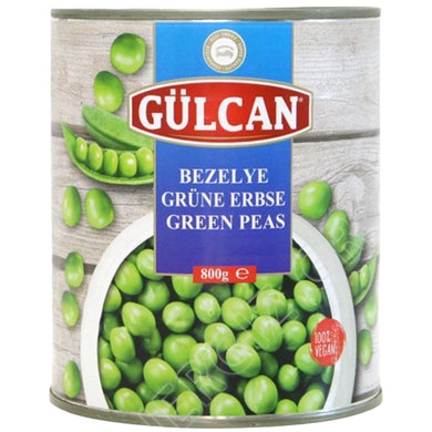 GULCAN HASLAMA.BEZELYE GRØNNE ÆRTER 12*850 G. DS.