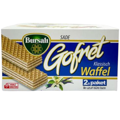 BURSALI VANILYALI GOFRET VANILJE VAFLER 12*400 G.