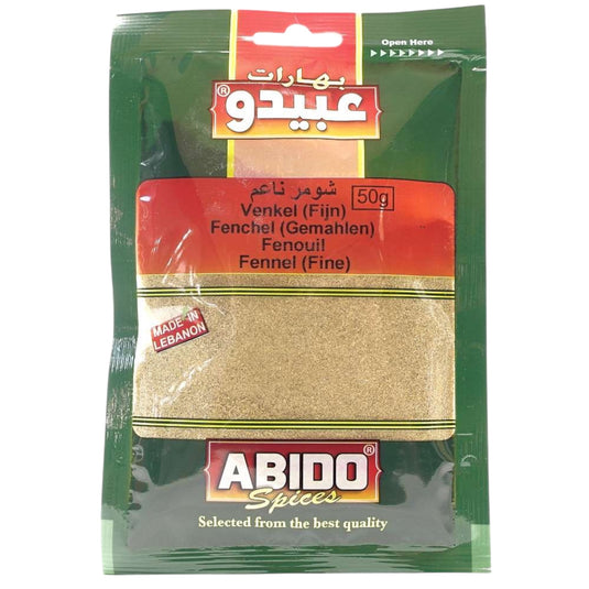 ABIDO FENNIKEL PULVER 10*50 G.