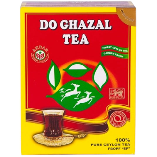 DO GHAZAL TEA CEYLON TE 24*500 G. LØS RØD Imp: IFT