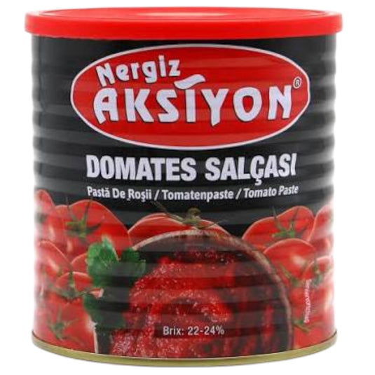 NERGIZ AKSIYON DOMATES SALCASI TOMATPURE 12*800 G. BRIX 22-24% DS.