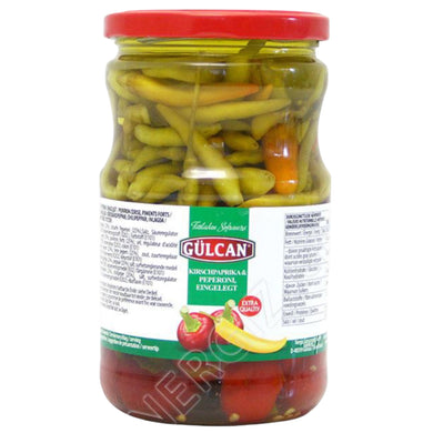 GULCAN CHERRY VE YAKAN BIBER SYLT. KIRSEBÆRPEBER & CHILIPEBER 12*720 CC